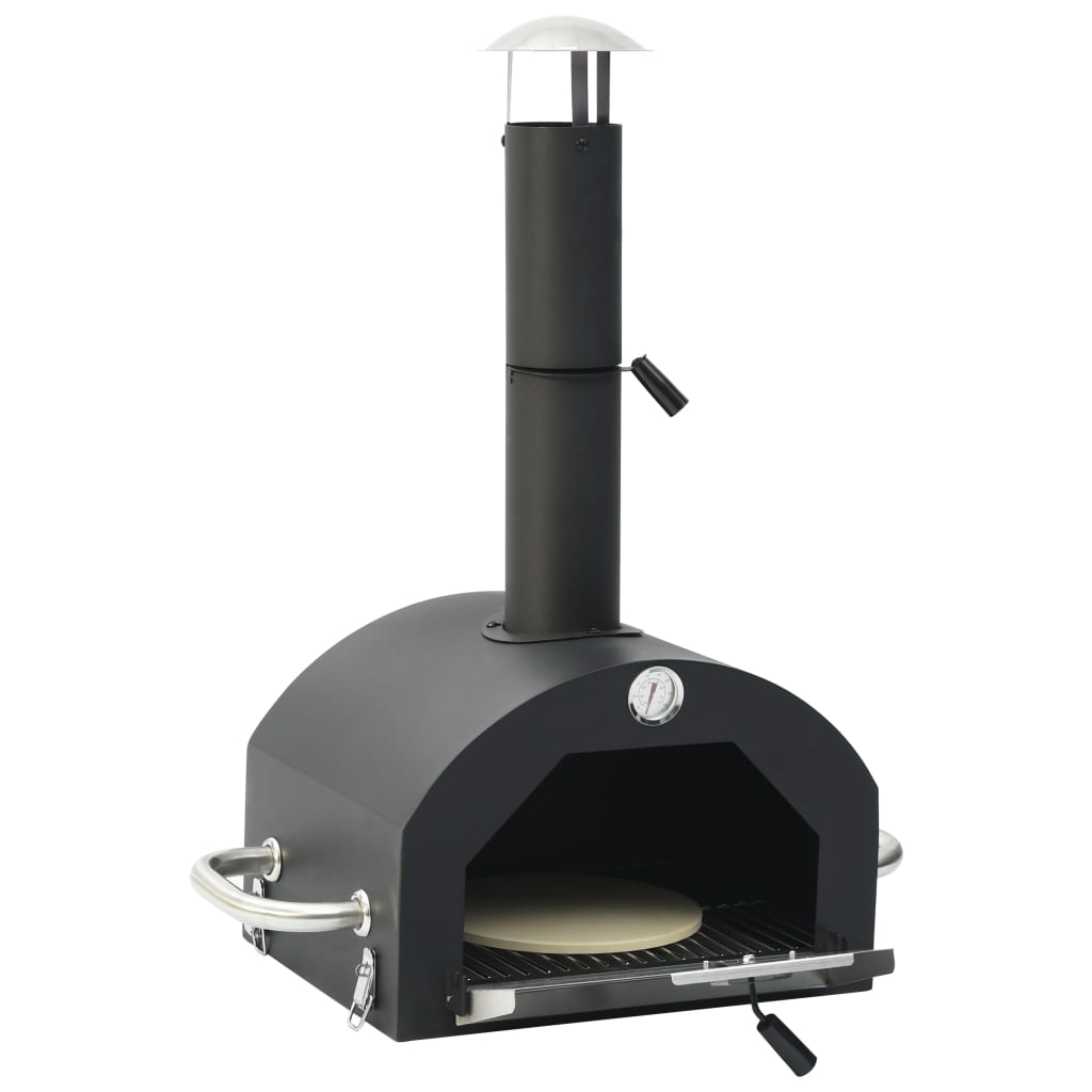 Utendørs Pizzaovn Med Pizzastein