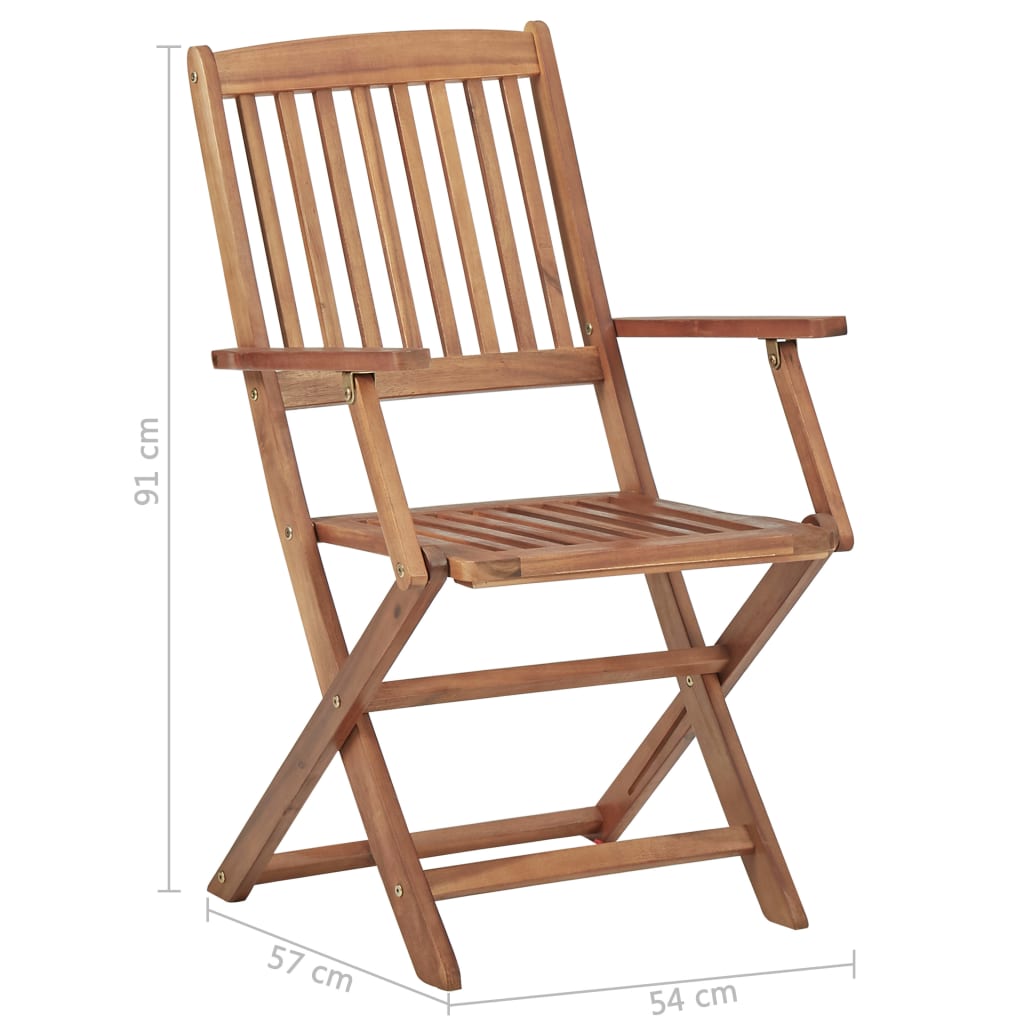 Klappstoler 2 Stk Heltre Akasie