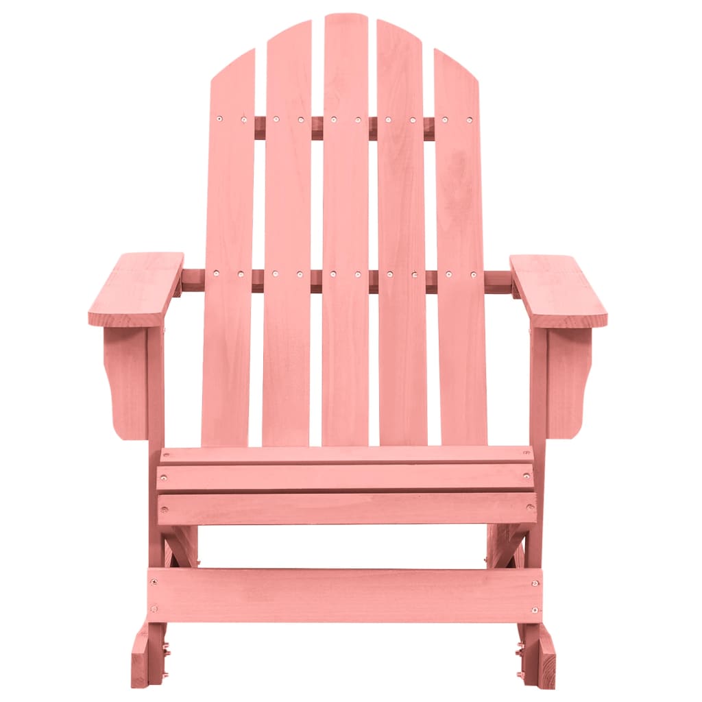 Adirondack Gyngestol For Hage Heltre Gran Rosa