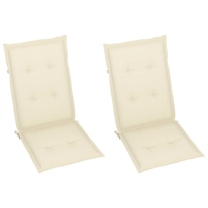 Hagestoler 2 Stk Med Puter Heltre Akasie
