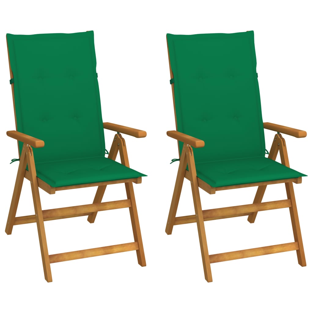 Hagestoler 2 Stk Med Puter Heltre Akasie