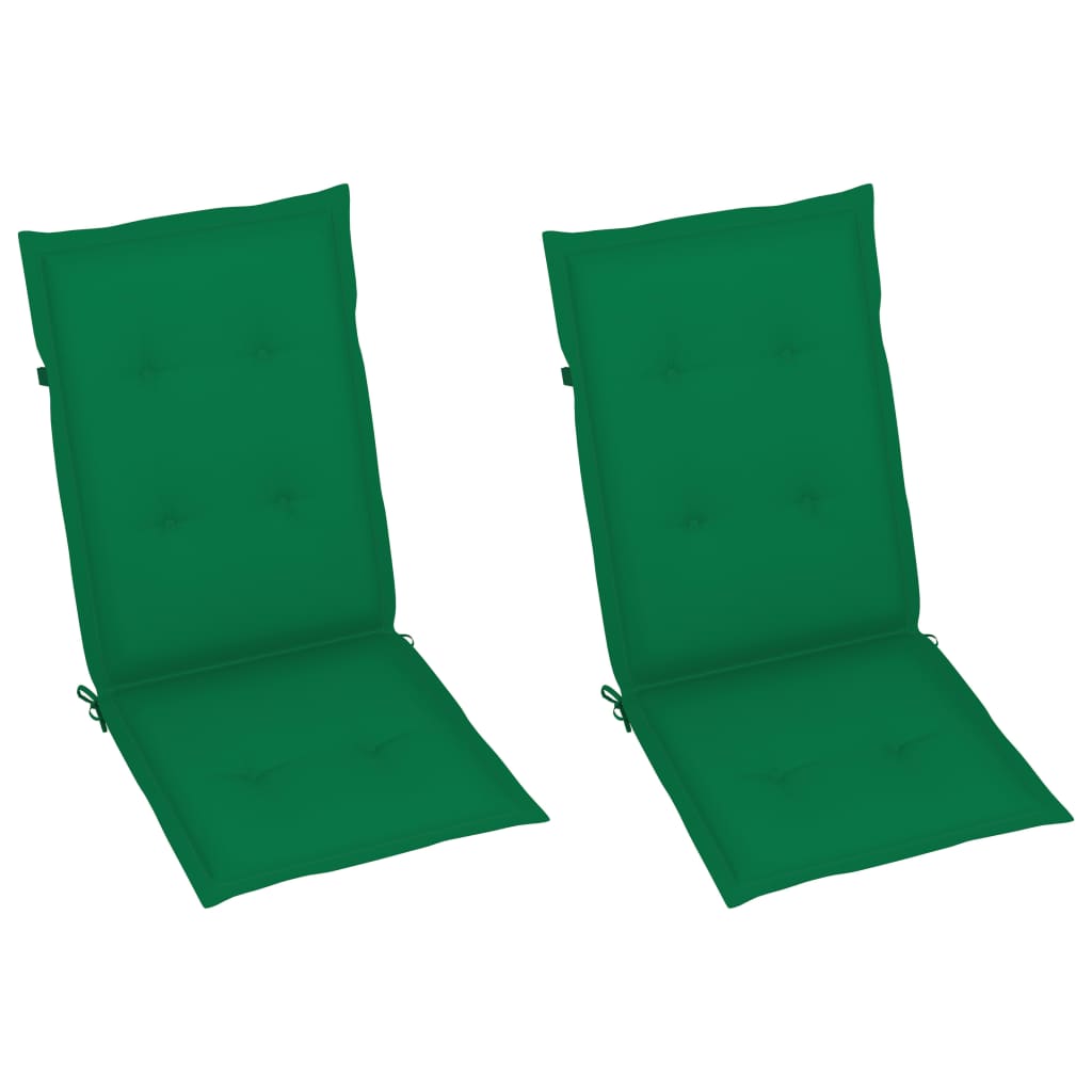 Hagestoler 2 Stk Med Puter Heltre Akasie