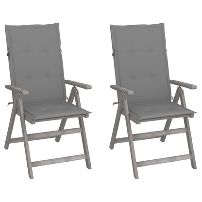 Hagestoler 2 Stk Med Puter Heltre Akasie