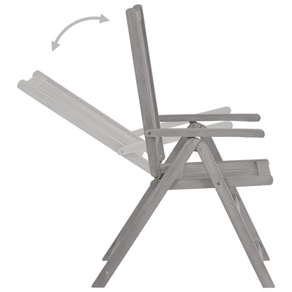 Hagestoler 2 Stk Med Puter Heltre Akasie