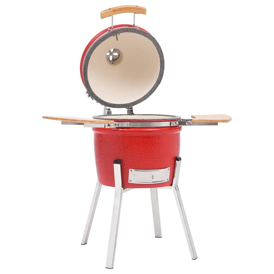 Kamado Kullgrill Med Røyker Keramisk 81 Cm
