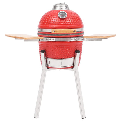Kamado Kullgrill Med Røyker Keramisk 76 Cm