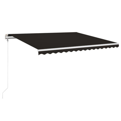 Automatisk Uttrekkbar Markise 400X350 Cm Antrasitt
