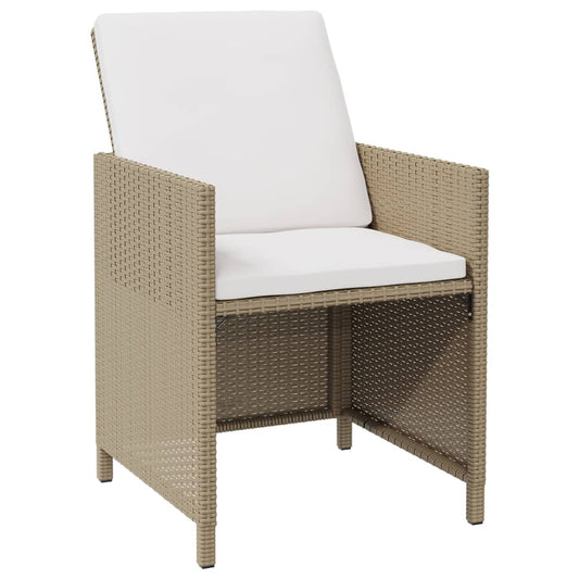 Hagestoler Med Krakker 2 Stk Polyrotting Beige