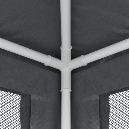Festtelt Med 4 Sidevegger Av Netting Antrasitt 2X2 M Hdpe