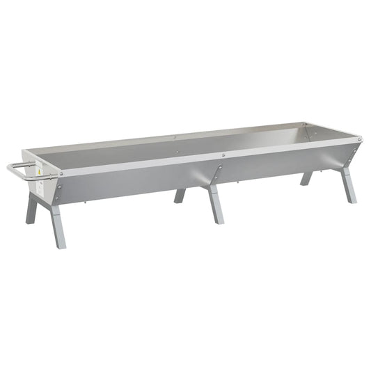 Grillbrett Sølv 158X42X31 Cm Rustfritt Stål