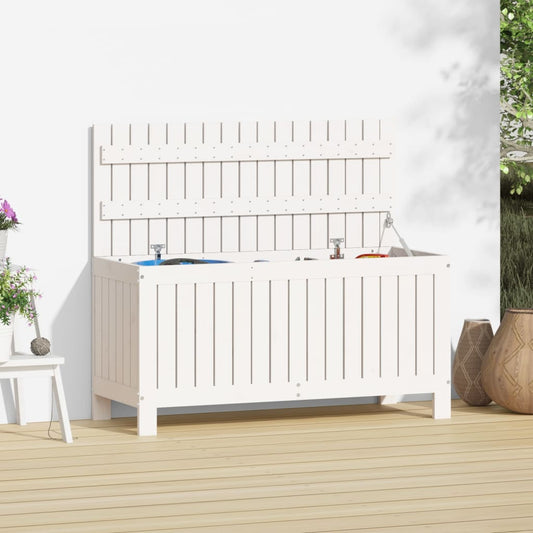 Putekasse Hvid 108X42,5X54 Cm Heltre Furu
