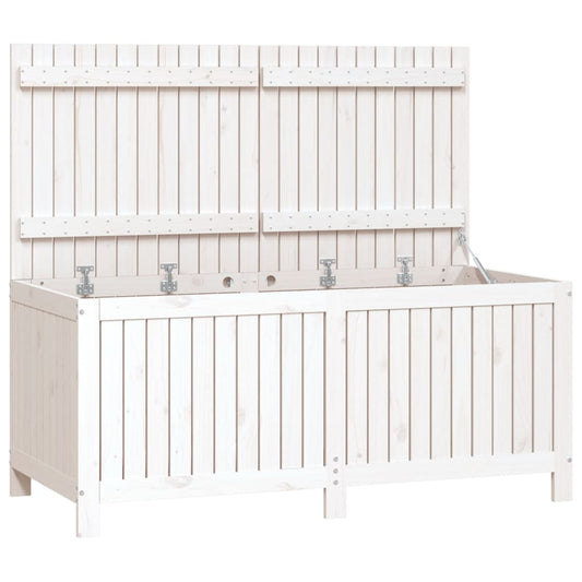 Putekasse Hvit 147X68X64 Cm Heltre Furu