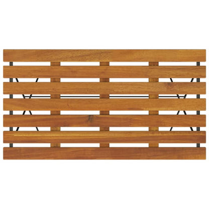 Sammenleggbart Bistrobord 100X54X71 Cm Heltre Akasie Og Stål