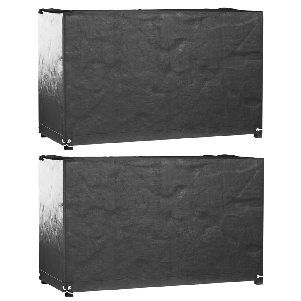 Hagemøbeltrekk 2 Stk 8 Maljer 170X94X70 Cm Rektangulær