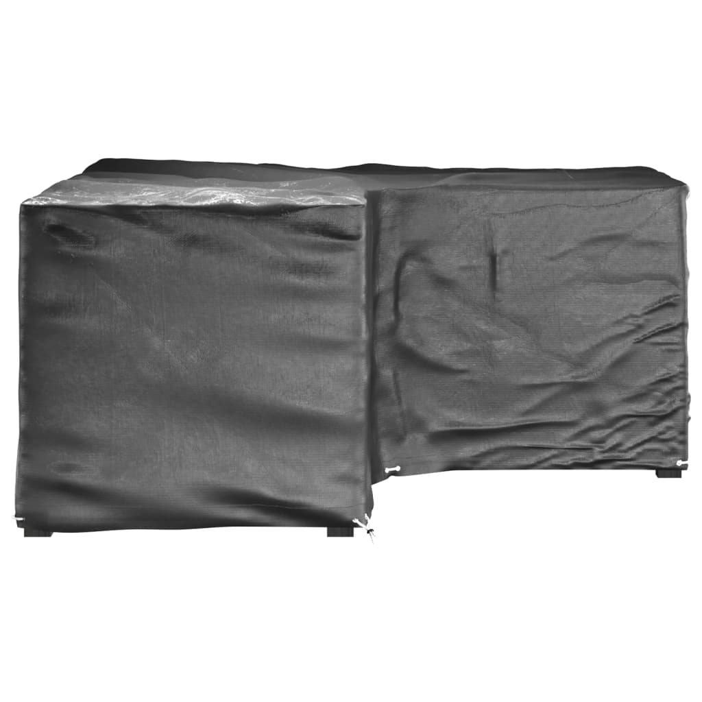 L-Formet Hagemøbeltrekk 2 Stk 12 Maljer 185X185X90 Cm