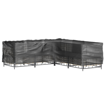 L-Formet Hagemøbeltrekk 2 Stk 12 Maljer 185X185X90 Cm