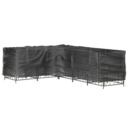 L-Formet Hagemøbeltrekk 18 Maljer 285X220X80 Cm