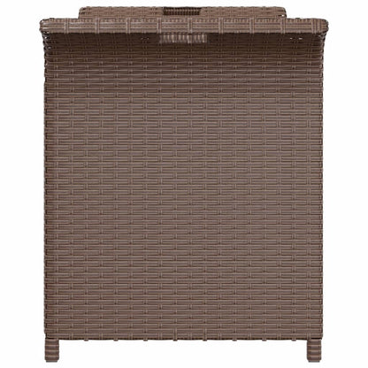 Hagebenk Med Pute Brun 116X46X57 Cm Polyrotting