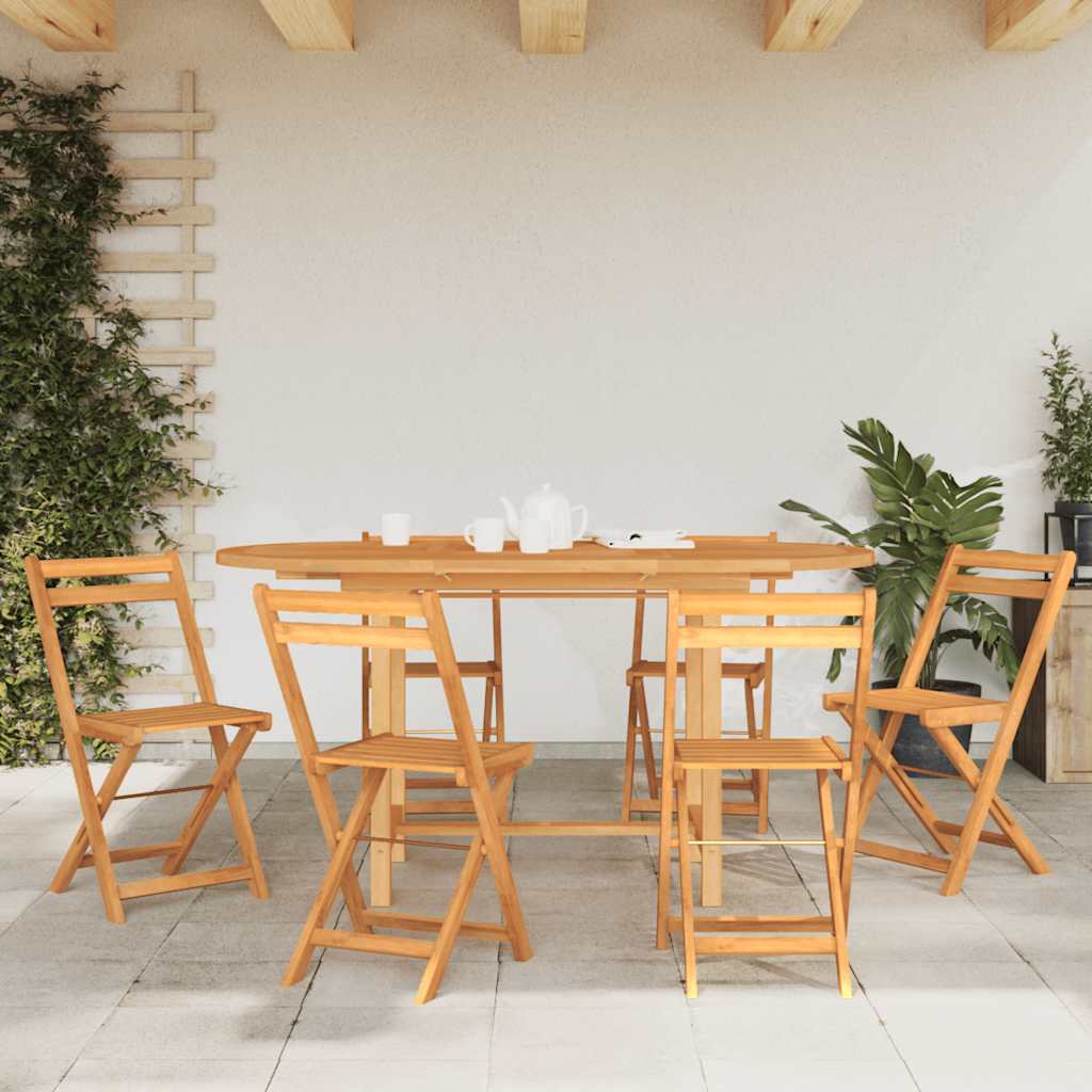 Uttrekkbart Hagebord 110-160X80X75 Cm Heltre Teak