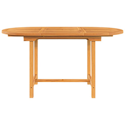 Uttrekkbart Hagebord 110-160X80X75 Cm Heltre Teak