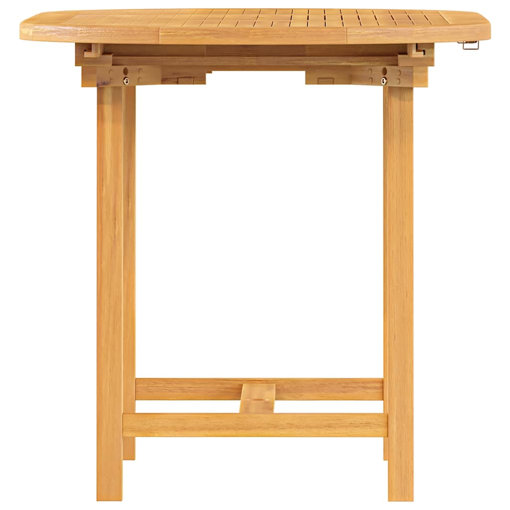 Uttrekkbart Hagebord 110-160X80X75 Cm Heltre Teak