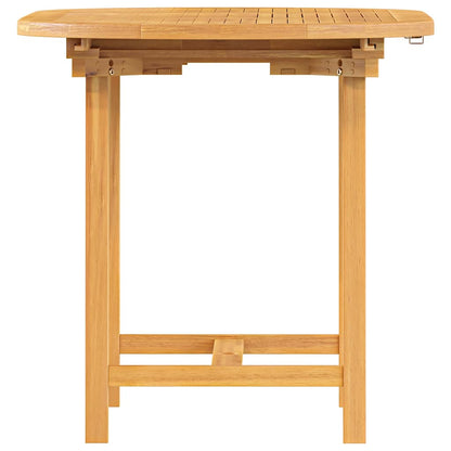 Uttrekkbart Hagebord 110-160X80X75 Cm Heltre Teak