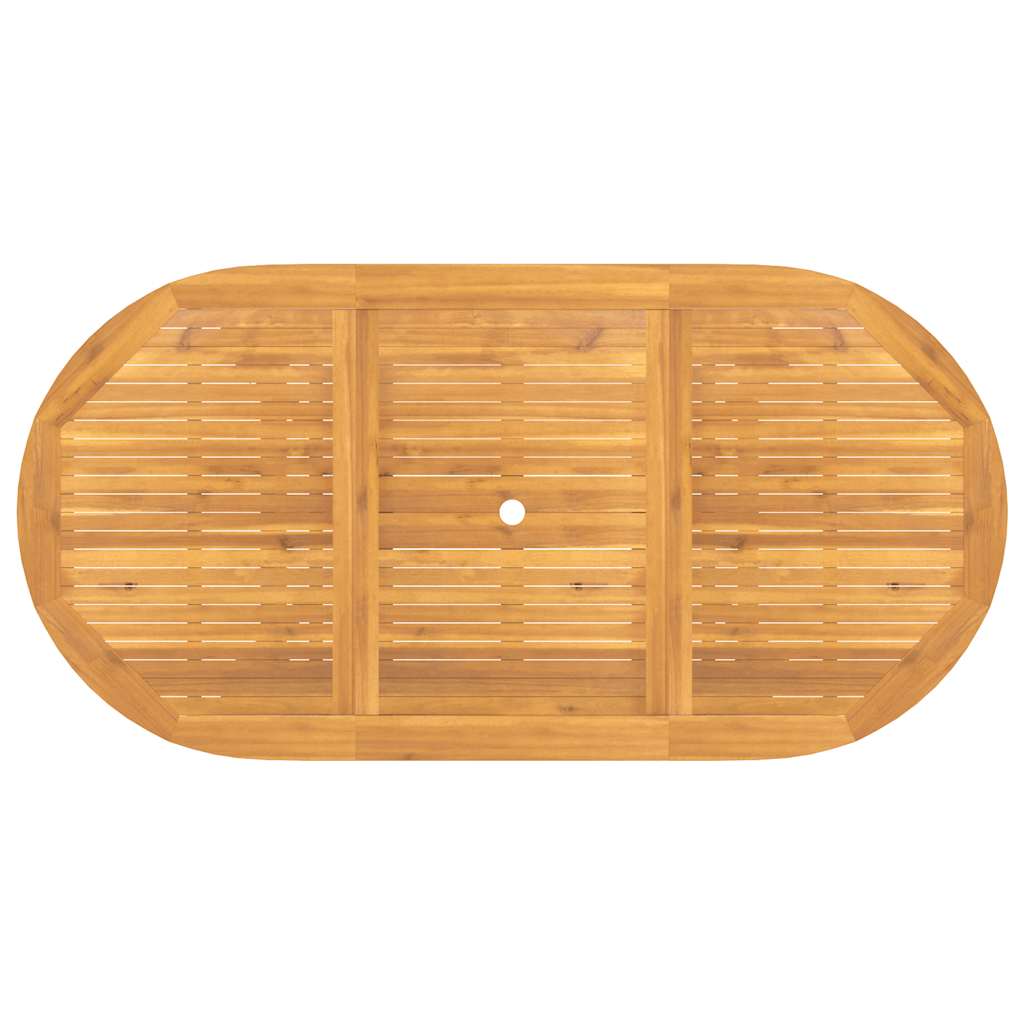 Uttrekkbart Hagebord 110-160X80X75 Cm Heltre Teak