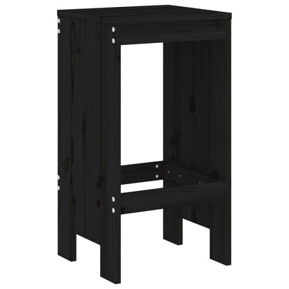 Barkrakker 2 Stk Svart 40X36X75 Cm Heltre Furu