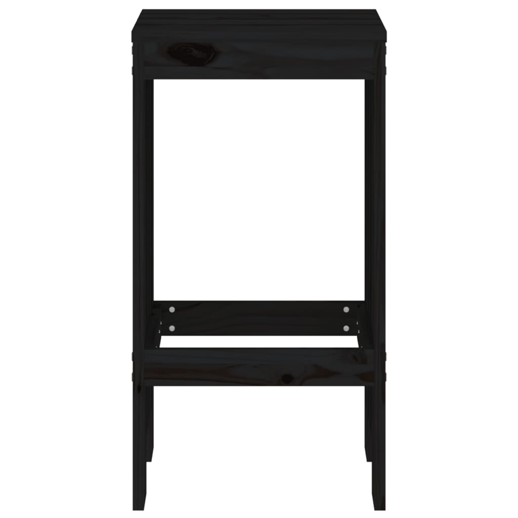 Barkrakker 2 Stk Svart 40X36X75 Cm Heltre Furu