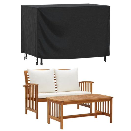 Hagemøbeltrekk Svart 140X70X90 Cm Vanntett 420D