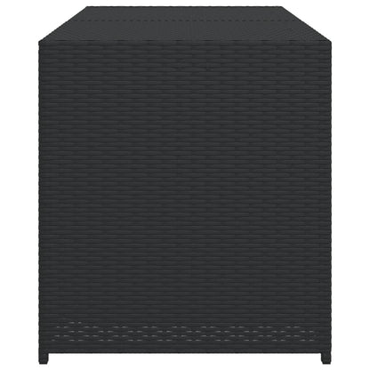 Putekasse Svart 283L Cm Polyrotting
