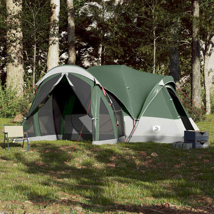 Tipi-Telt For Camping 8 Personer Grønn Vanntett