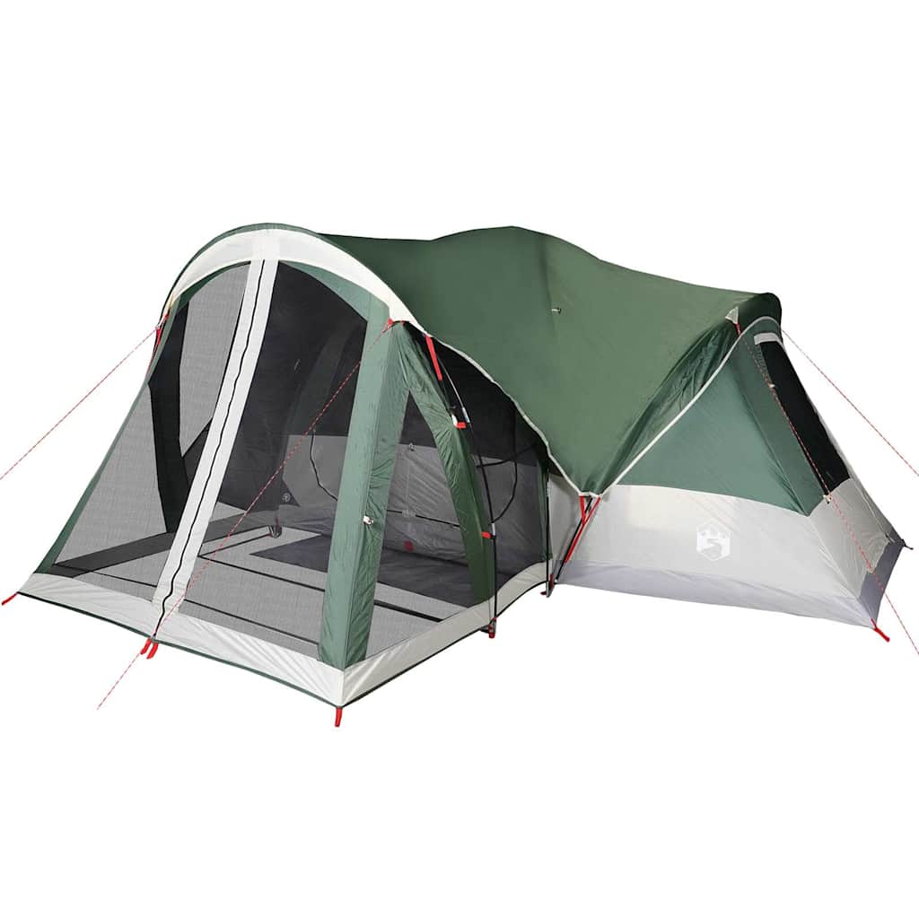 Tipi-Telt For Camping 8 Personer Grønn Vanntett