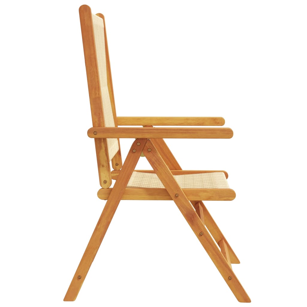 Lenestoler For Hage 4 Stk Beige Heltre Akasie