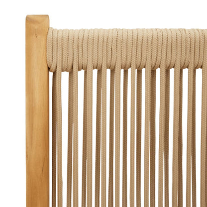 Lenestoler For Hage 4 Stk Beige Heltre Akasie