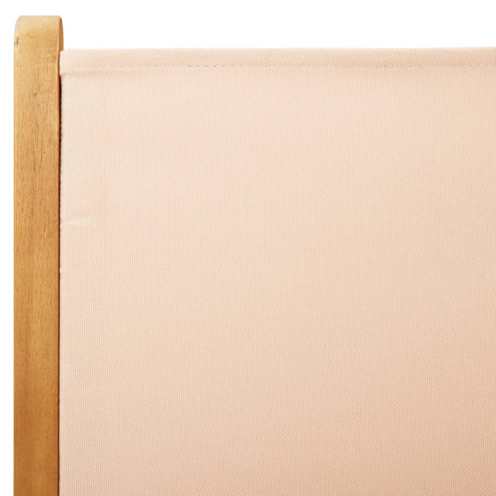 Lenestoler For Hage 8 Stk Beige Stoff Og Heltre