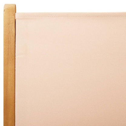 Lenestoler For Hage 8 Stk Beige Stoff Og Heltre