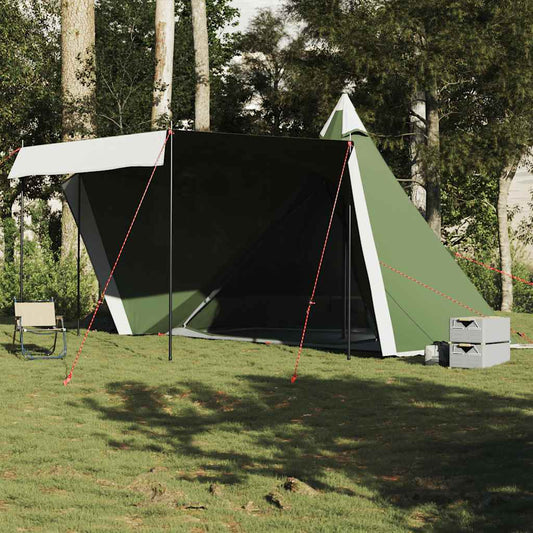 Tipi-Telt For Camping 6 Personer Grønn Vanntett