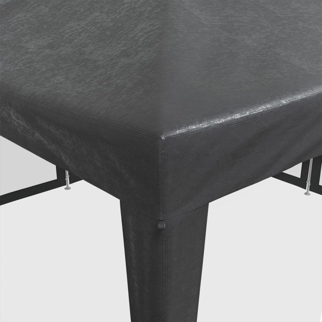 Festtelt Med 8 Sidevegger Av Netting Antrasitt 4X4 M Hdpe