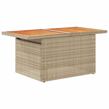 Hagesofaer Med Puter 7 Deler Beige Polyrotting Akasie