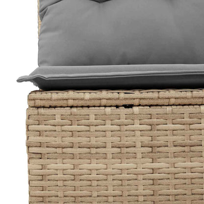 Hagesofaer Med Puter 9 Deler Beige Polyrotting Akasie