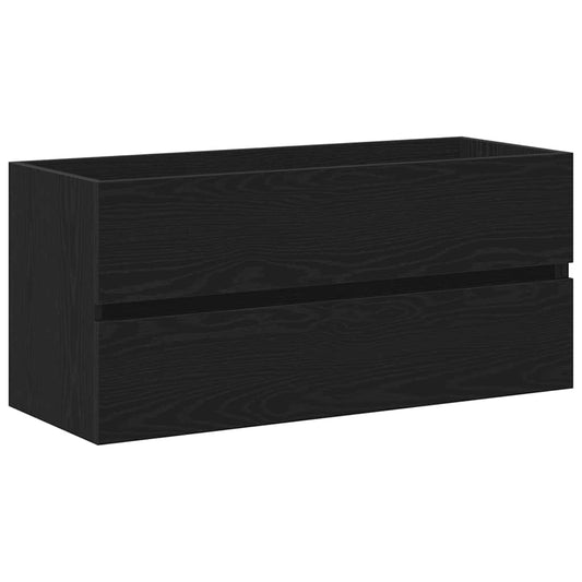 Servantskap Svart Eik 100X38,5X45 Cm Sponplate