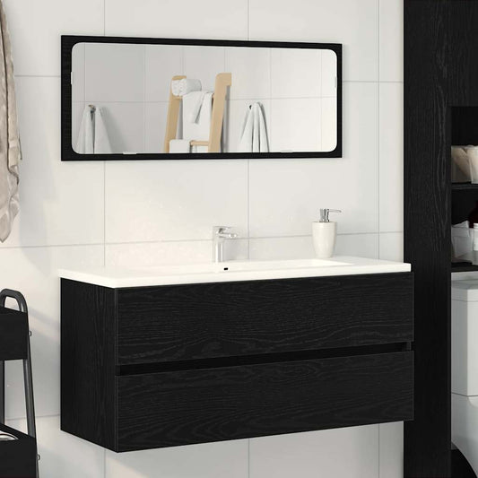 Servantskap Svart Eik 100X38,5X45 Cm Sponplate