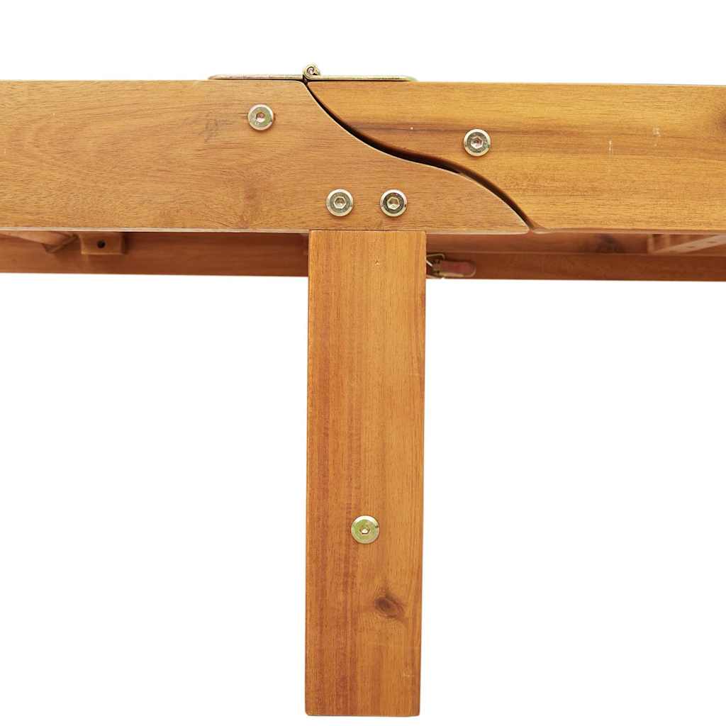 Solsenger 2 Stk Med Bord Heltre Akasie
