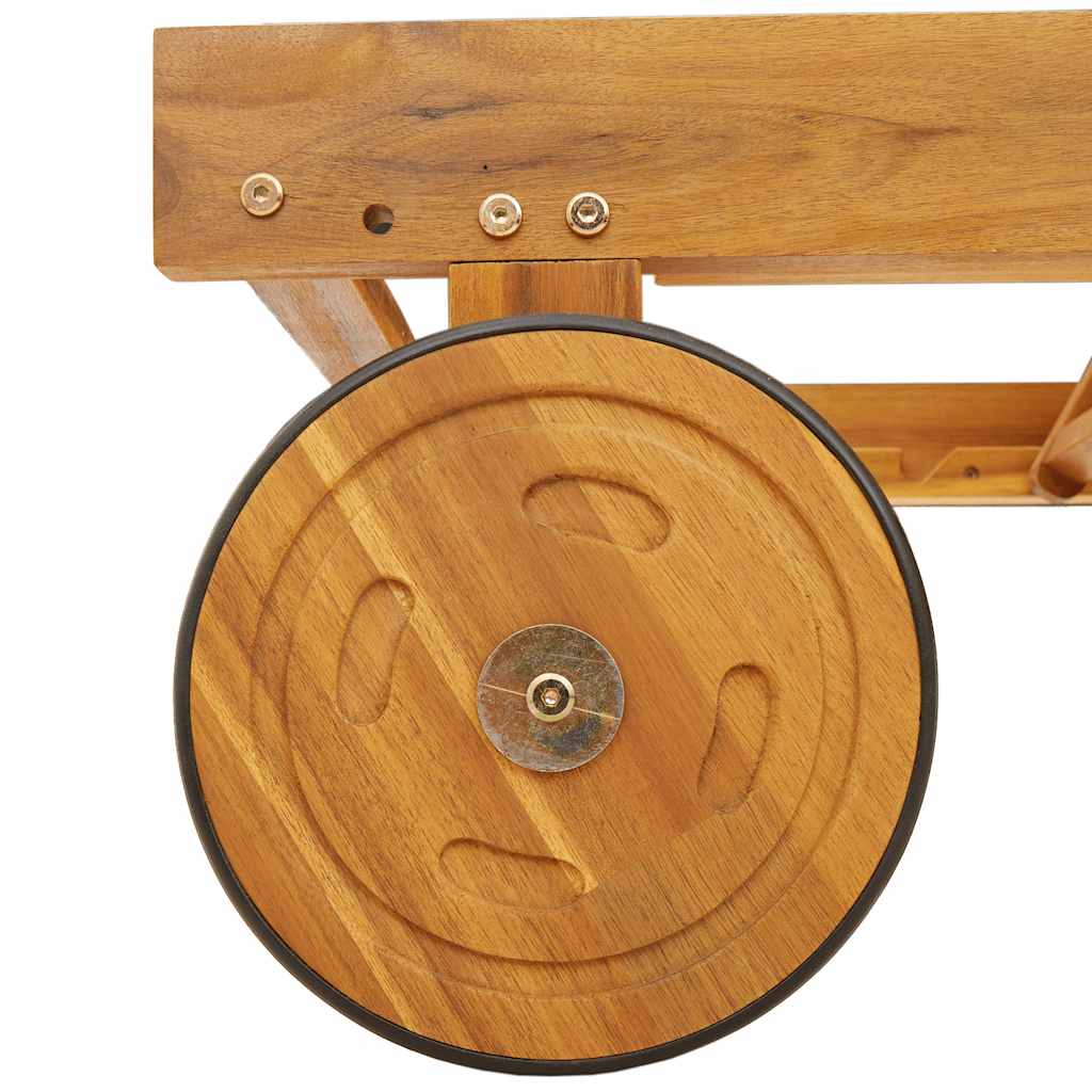 Solsenger 2 Stk Med Bord Heltre Akasie