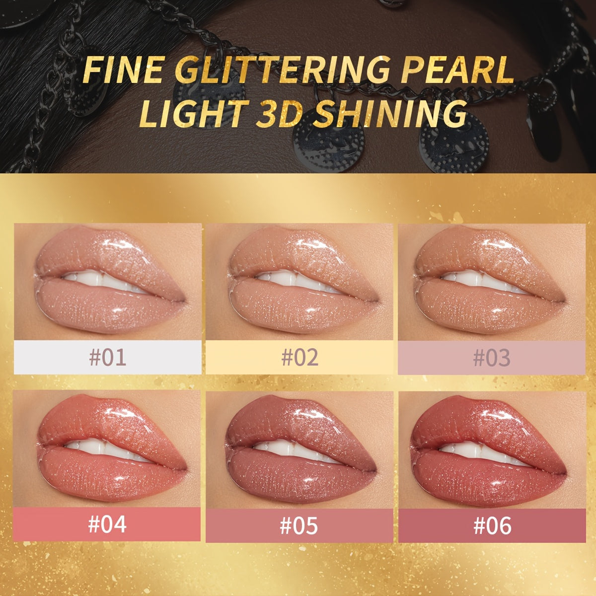 Long-Lasting Matte Lip Gloss – Moisturizing & Glitter Finish