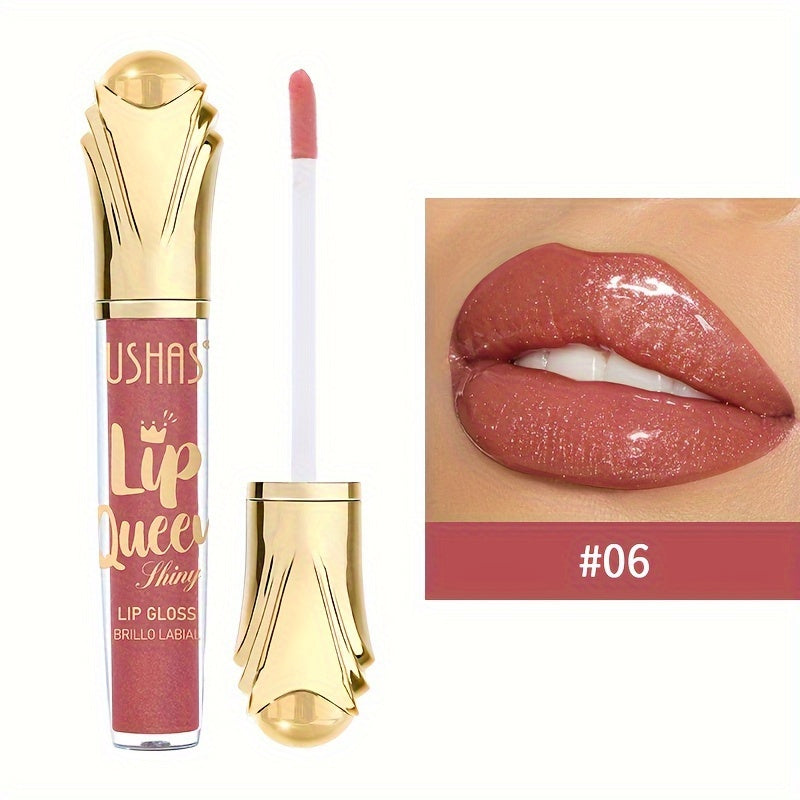 Long-Lasting Matte Lip Gloss – Moisturizing & Glitter Finish