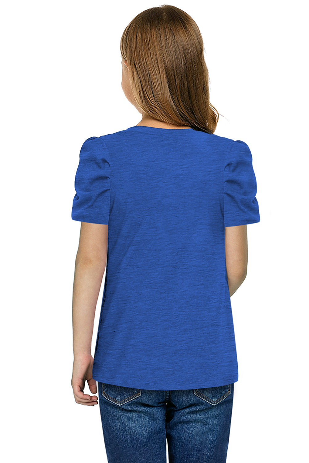 Puff Sleeve T-Shirt For Girls