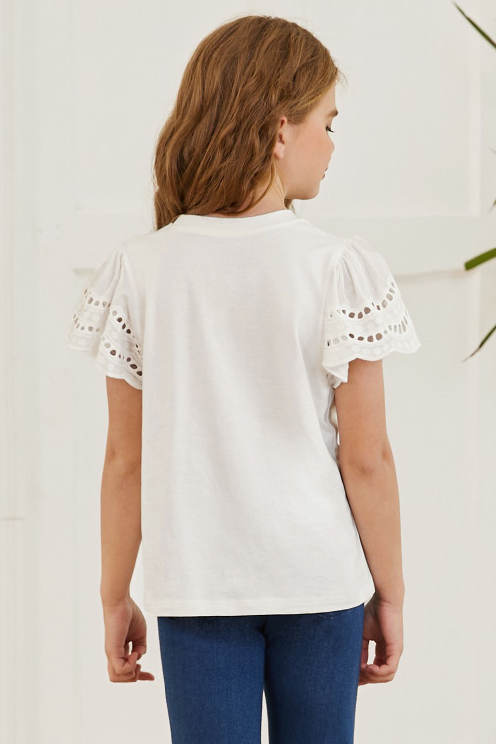 Flutter Sleeve T-Shirt For Girls