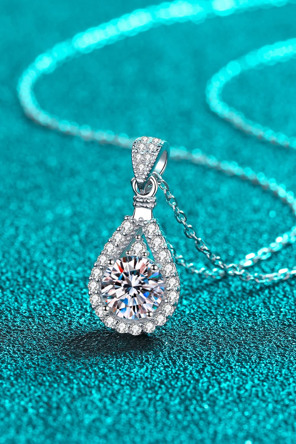 Moissanite Necklace - 2 Carat